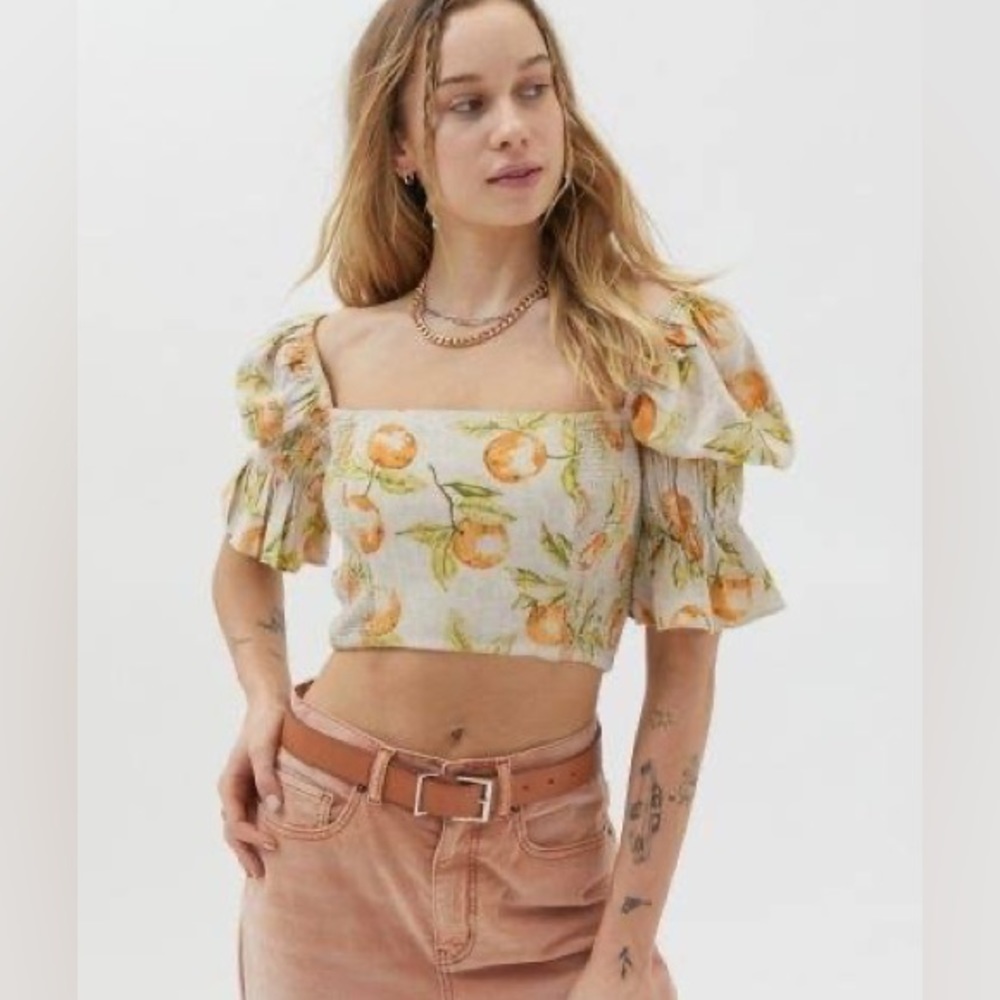 Urban Outfitters Chelsea Square Neck Top
